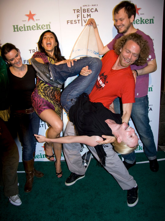 Julia Radke, Bo Koch, Feo Aladag, Bjoern Richie Lob and Benjamin 