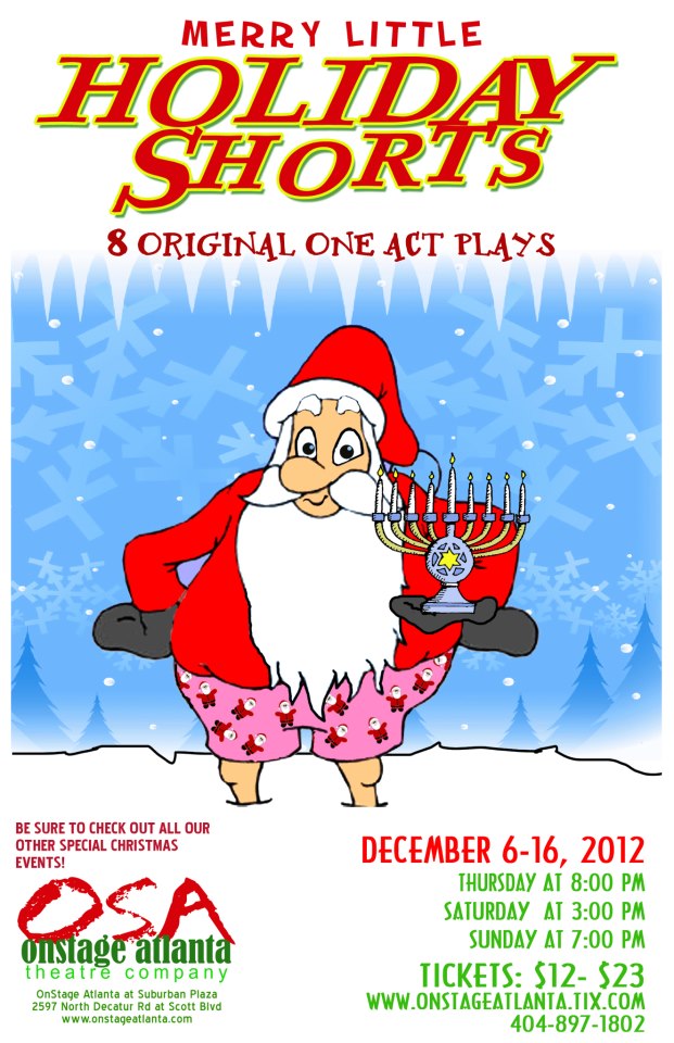 Onstage Atlanta's Merry Little Holiday Shorts, featuring 