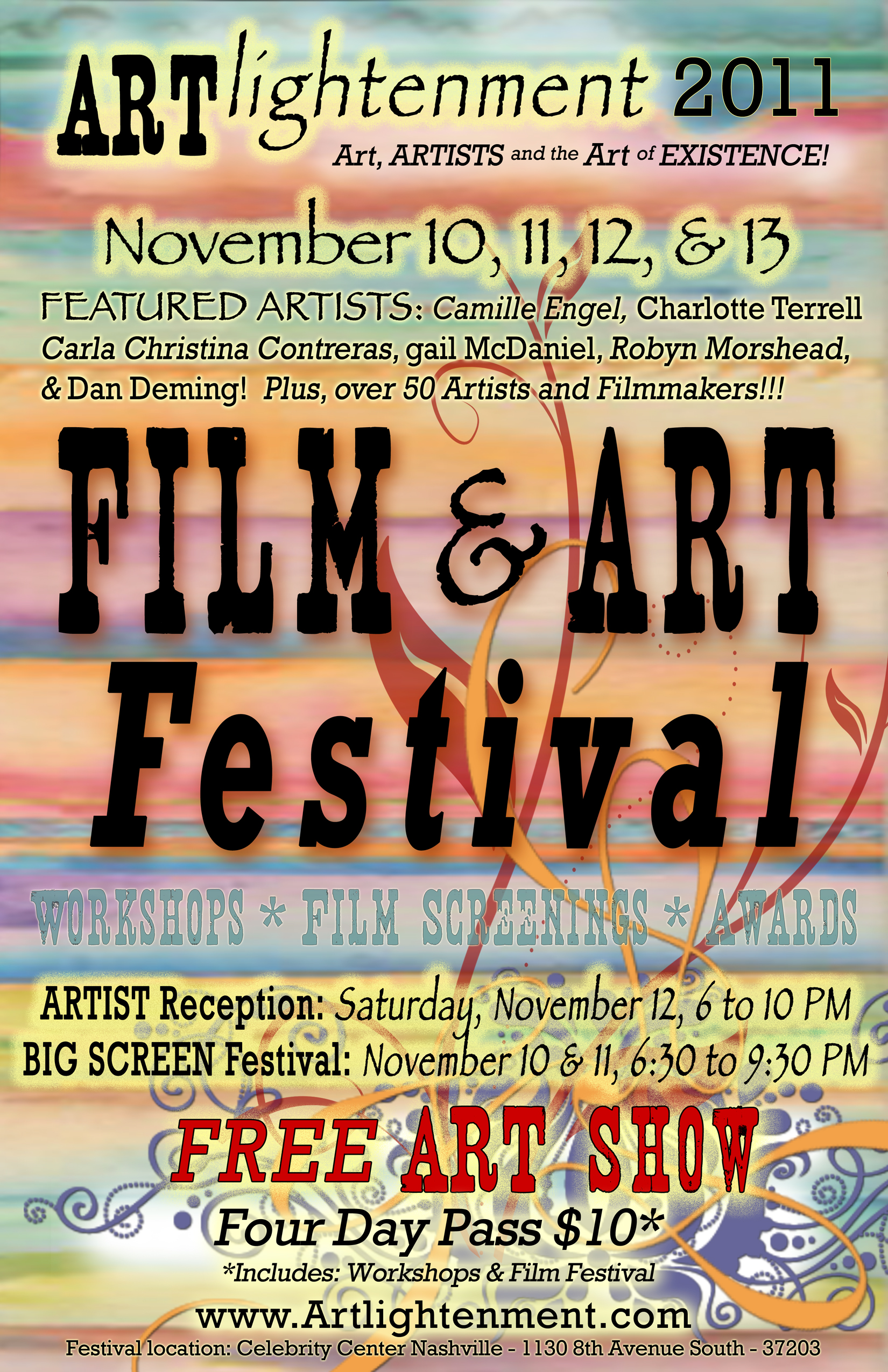 Artlightenment Film Festival, featuring 