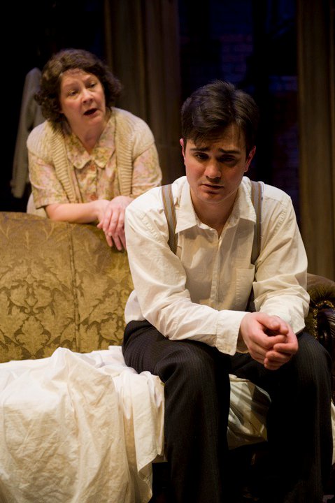 Amanda and Tom, The Glass Menagerie, Gamm Theatre, 2010 Marc Dante Mancini and Wendy Overly