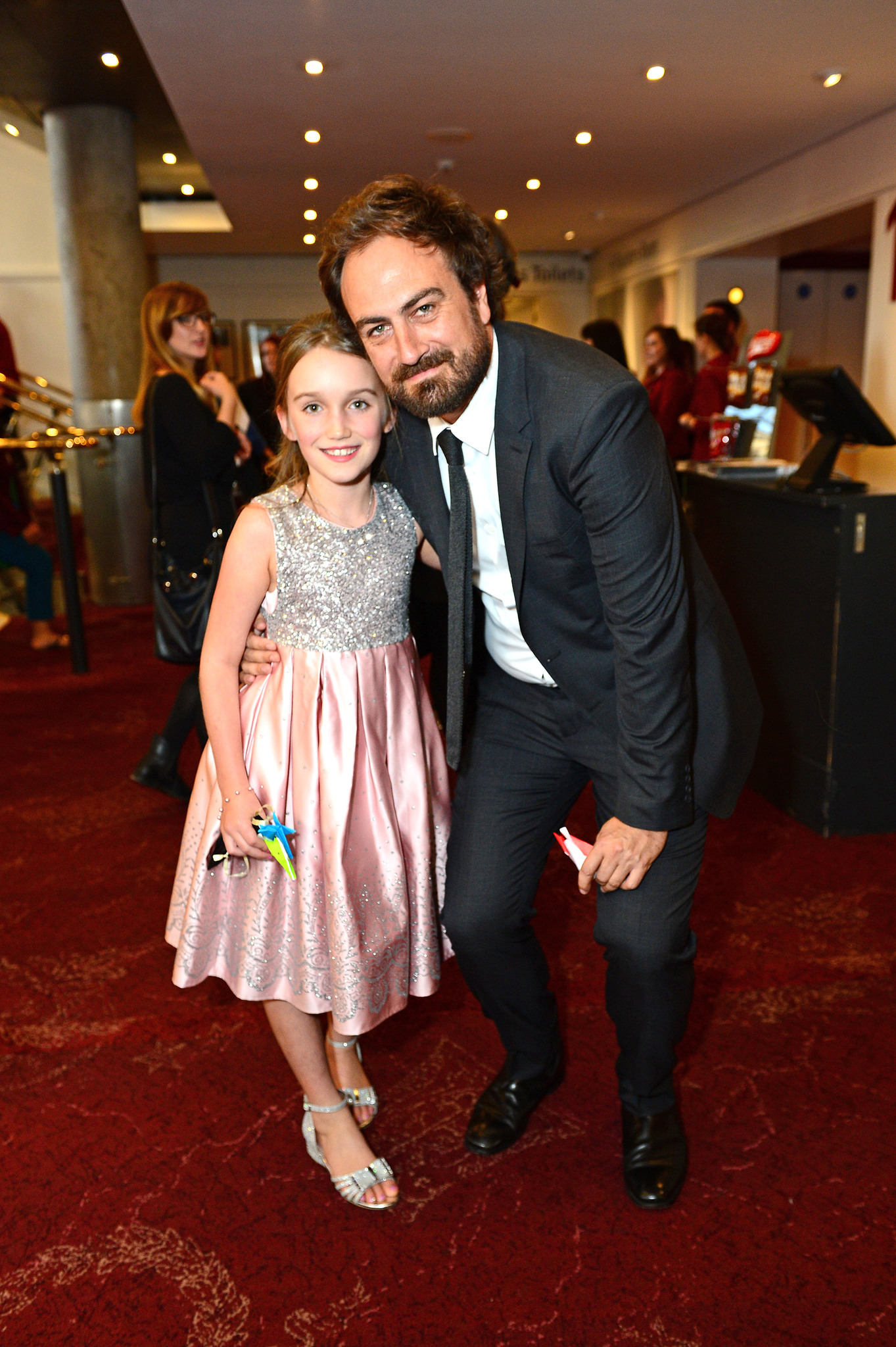 Justin Kurzel and Amber Rissmann at event of Macbeth (2015)