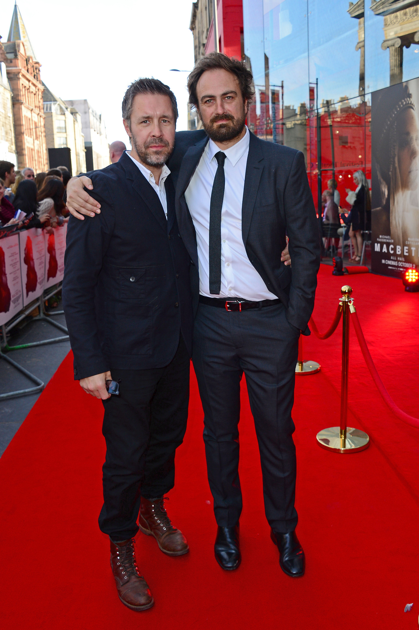 Paddy Considine and Justin Kurzel at event of Macbeth (2015)