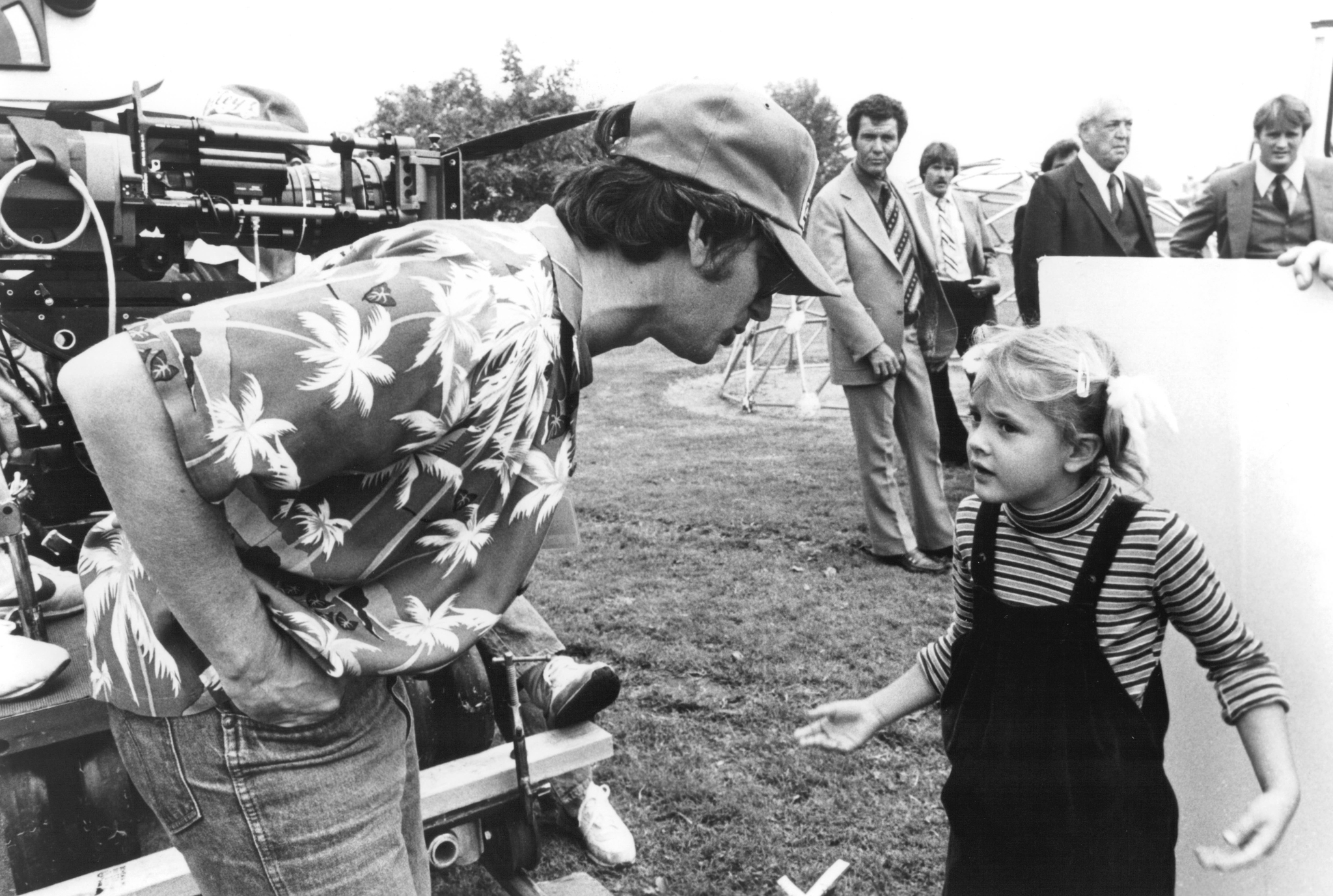 Still of Drew Barrymore and Steven Spielberg in Ateivis (1982)