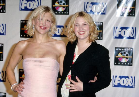 Drew Barrymore and Courtney Love