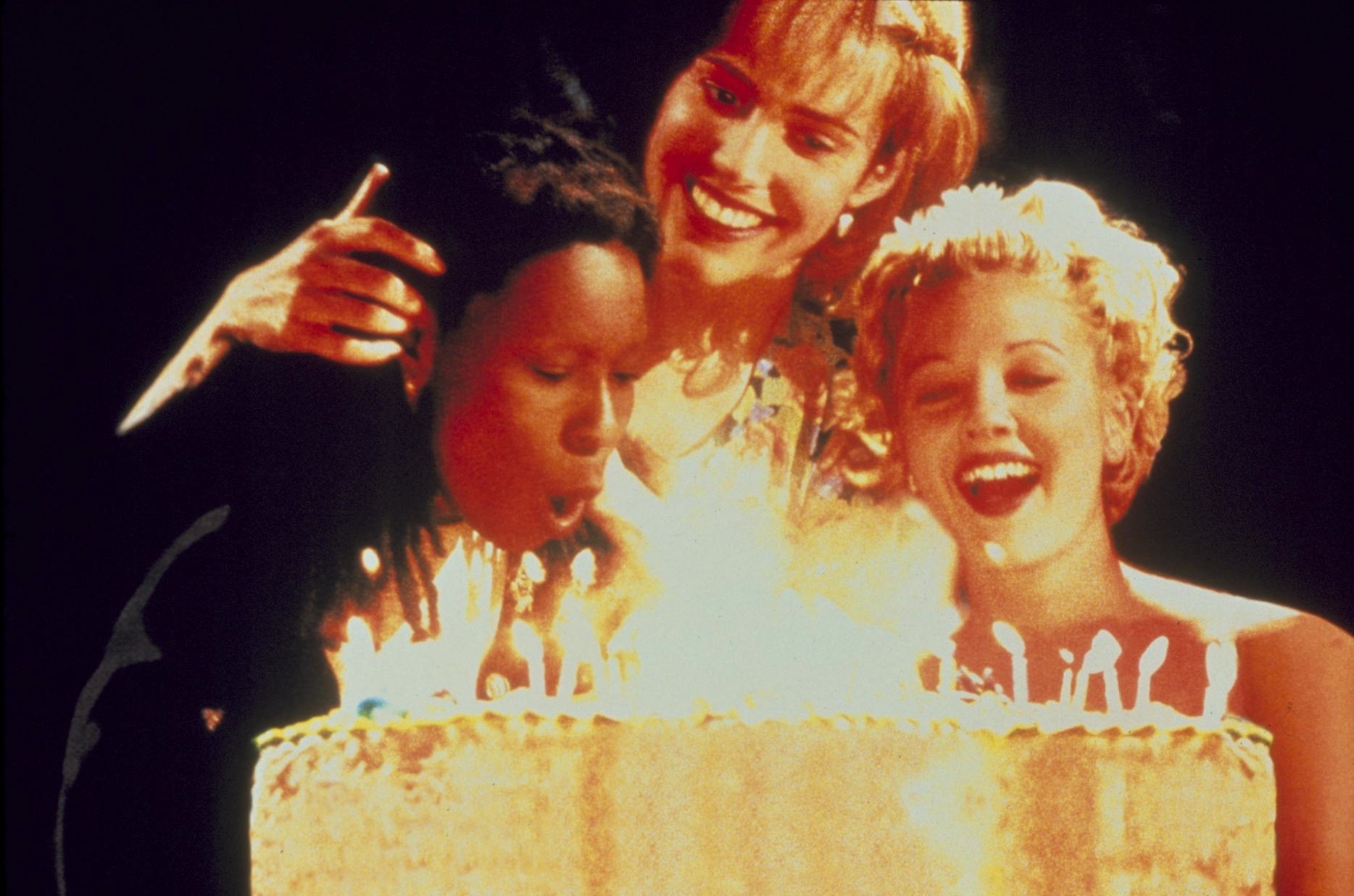 Still of Drew Barrymore, Whoopi Goldberg and Mary-Louise Parker in Boys on the Side (1995)