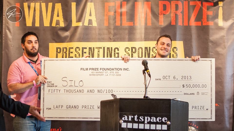Kyle Clements and Samuel Macaluso winning the Louisiana Film Prize (2013)