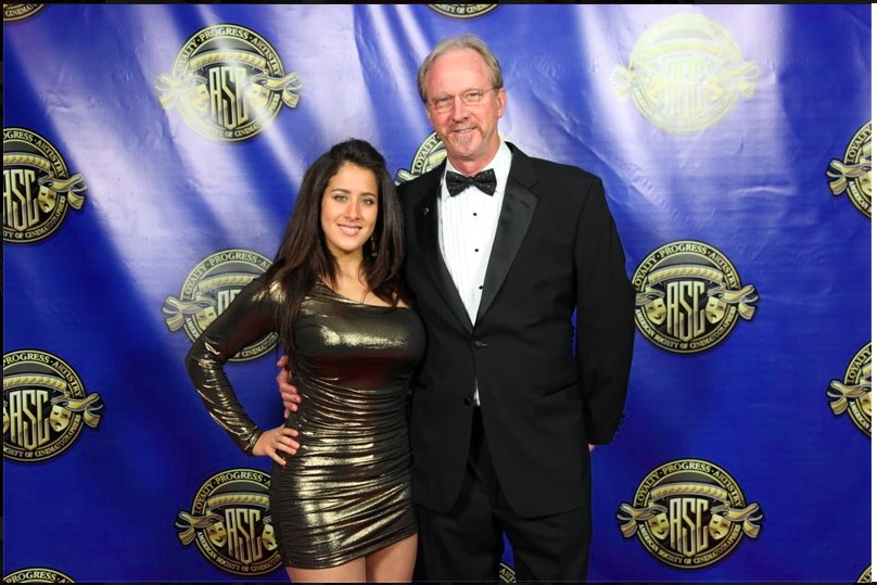 Cinematographers Carmen Cabana and David Frederick at the ASC Awards 2012