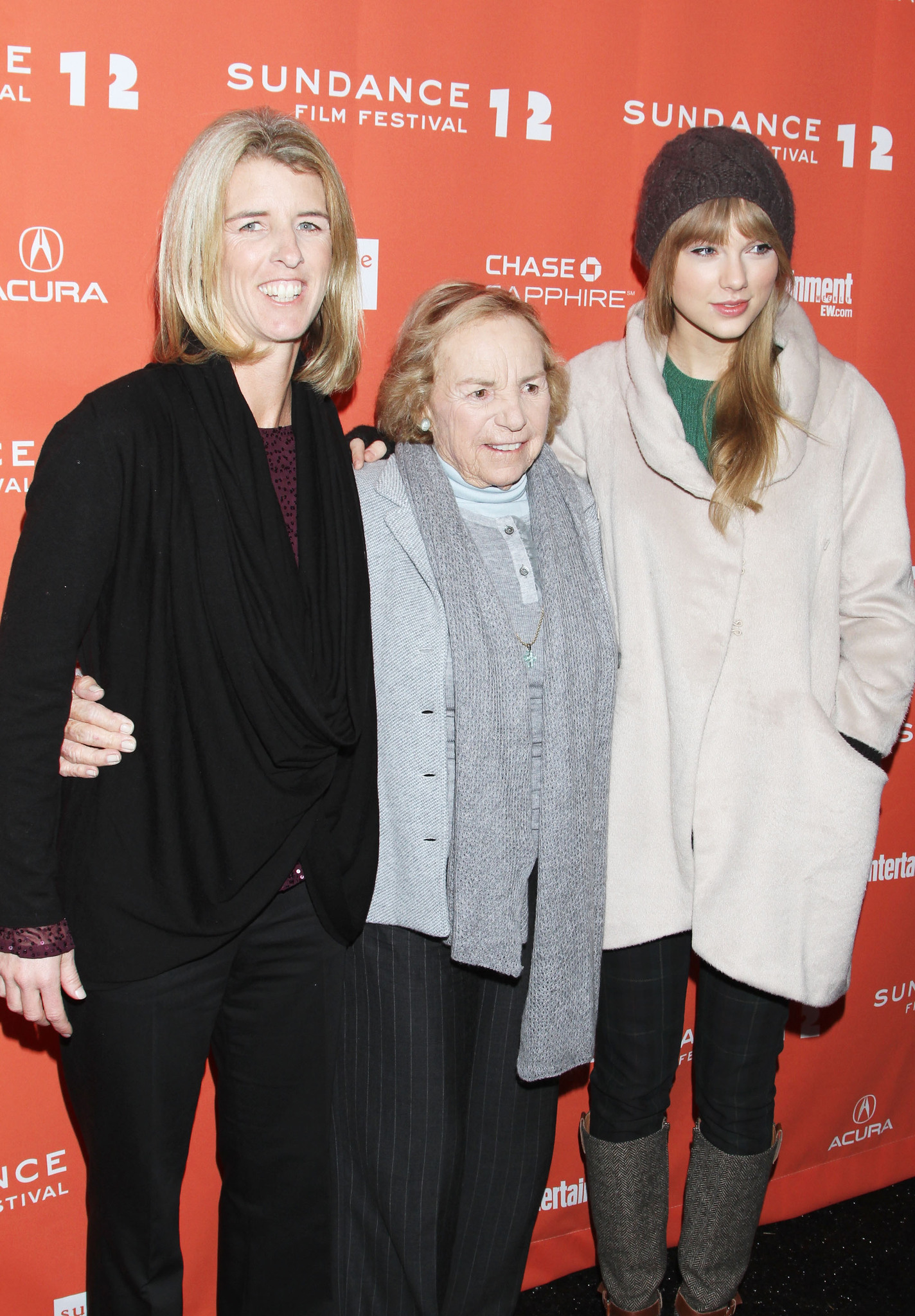 Ethel Kennedy, Rory Kennedy and Taylor Swift
