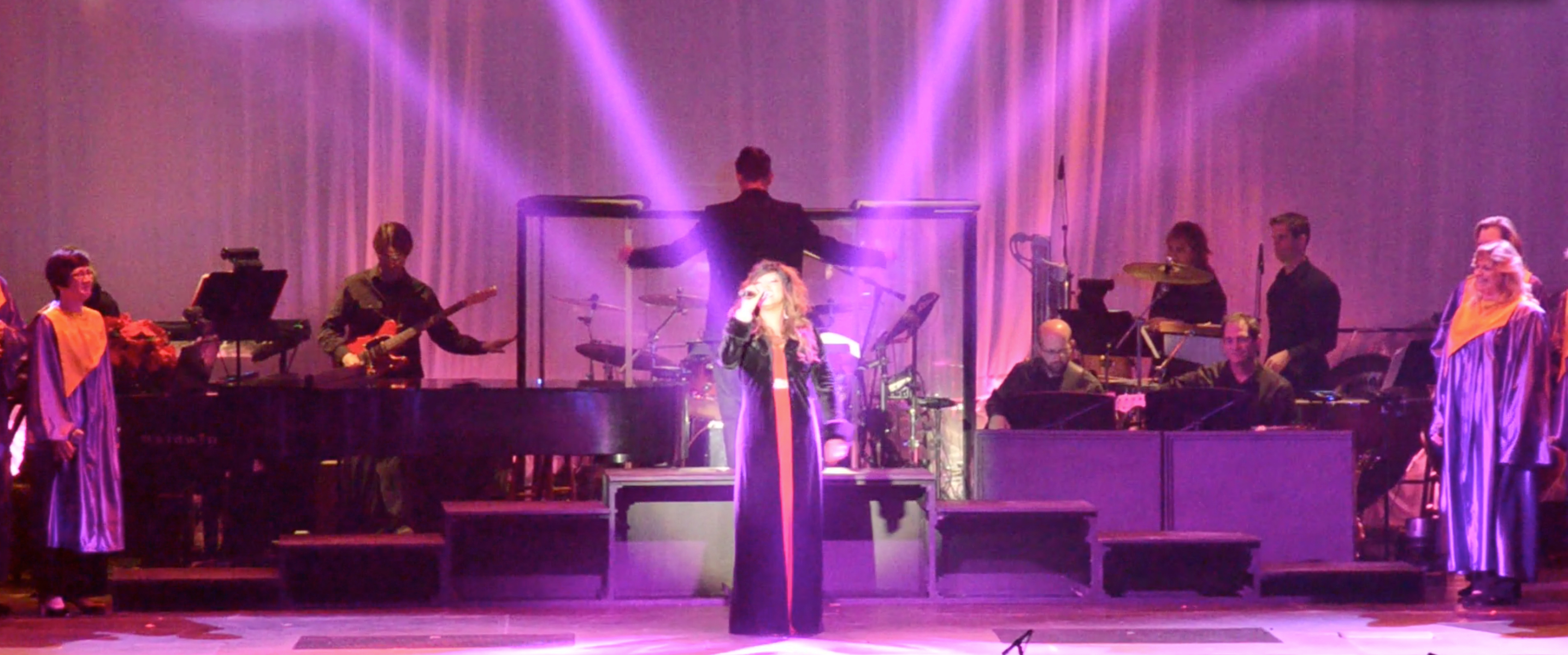 Rita in a LIVE concert, special event.