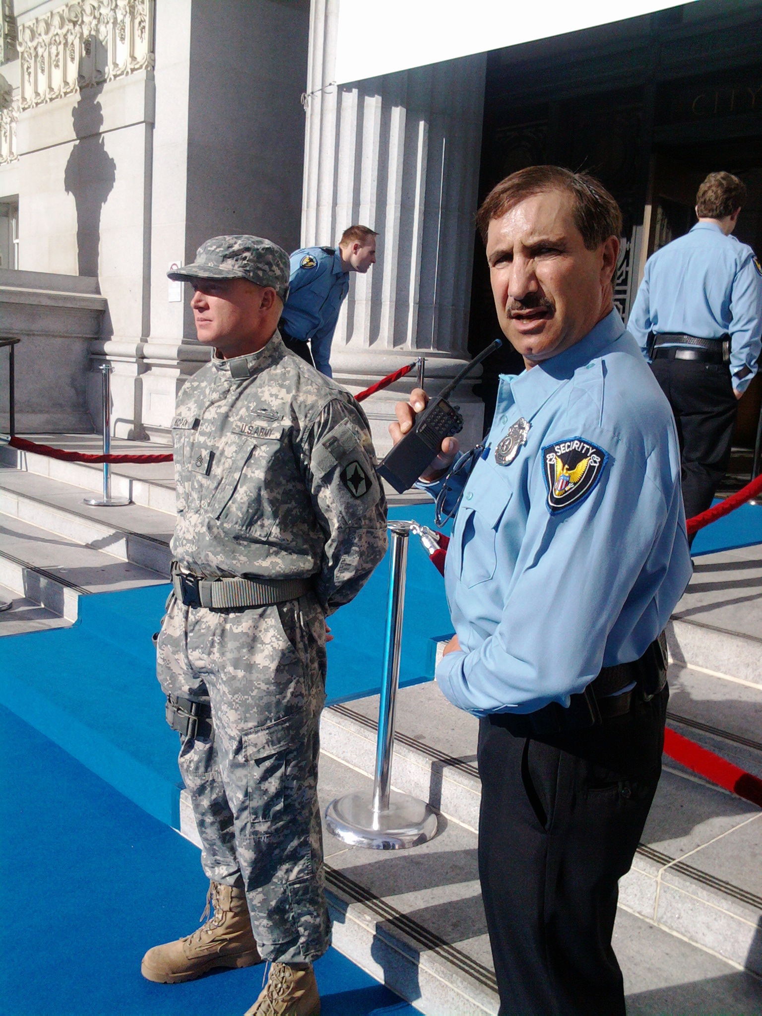 Al is Security Guard Murphy in Fuji Films Japanese TV Series AMALFI.