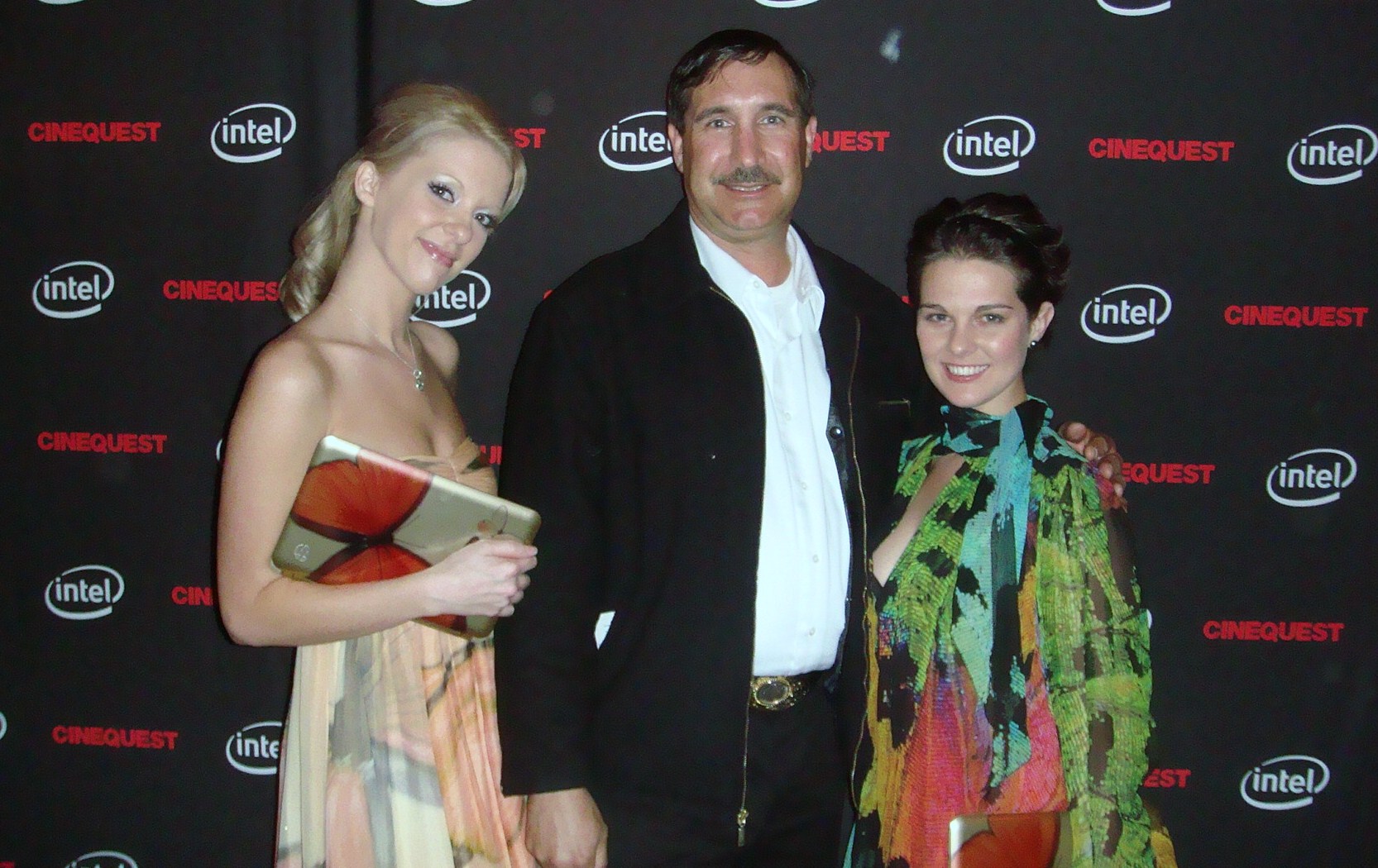 Al pictured with the HP Models opening night at the 2010 San Jose CINEQUEST Film Festival -- 20th Anniversary Celebration.