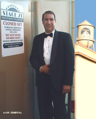 Alexander as a Texas Millionaire at Paramount Studios before filming on location in Los Angeles for Charlie Wilson's War.