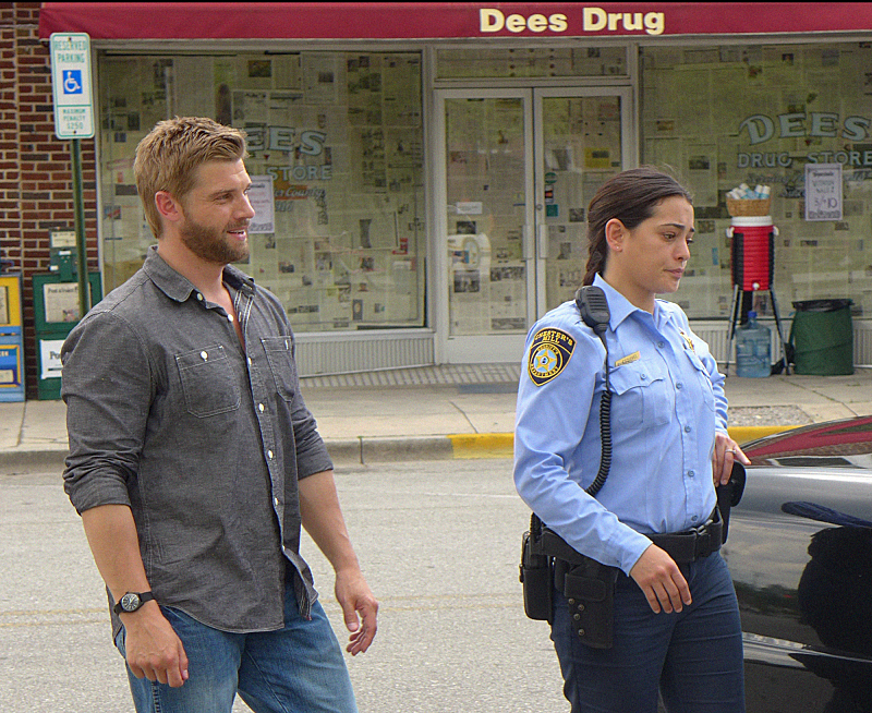 Still of Mike Vogel and Natalie Martinez in Under the Dome (2013)