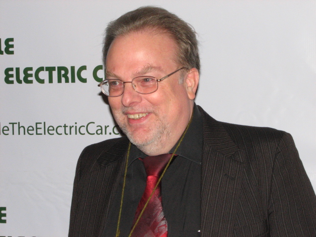 Kim Dildine at the Red Carpet premiere of Who Stole the Electric Car?