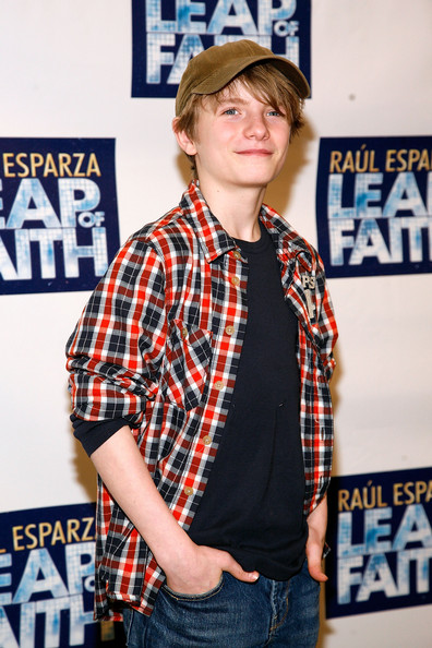 Talon posing for the press for his staring role of Jake McGowen in the Broadway Musical Leap of Faith