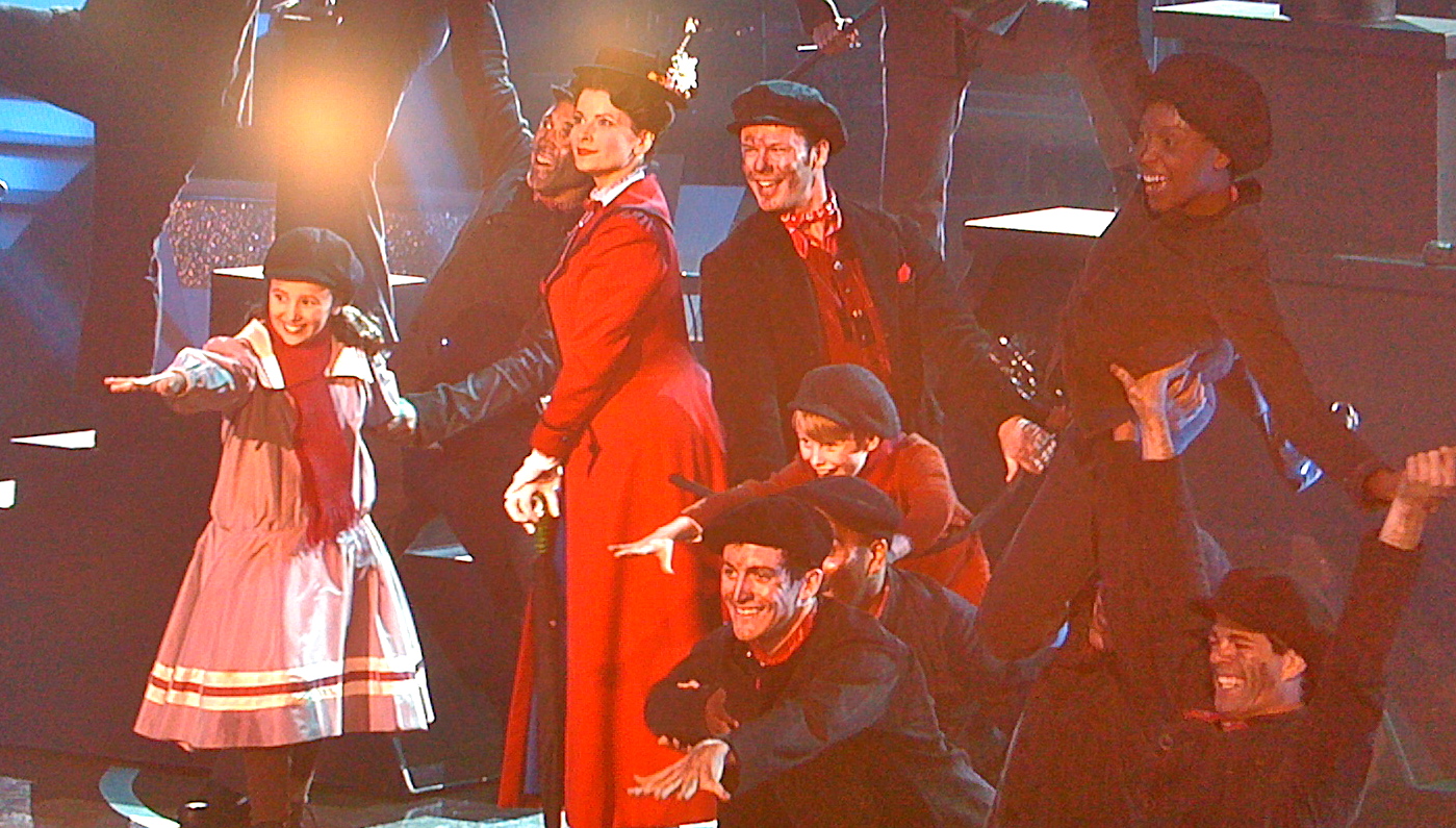Talon Ackerman (as Michael Banks) and the Cast of Mary Poppins perform on the 200th Episode of ABC's Dancing with the Stars