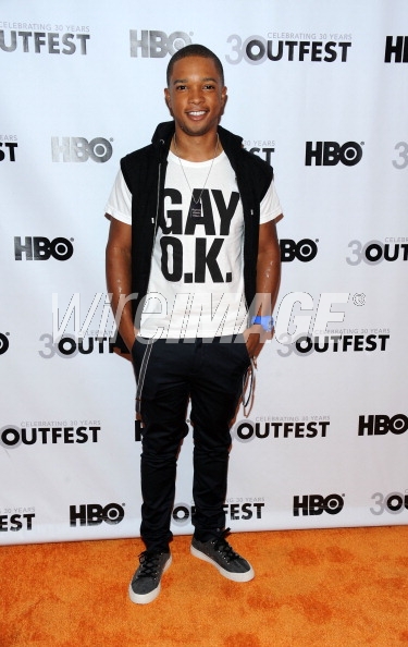 LOS ANGELES, CA - JULY 12: Actor Benjamin Charles Watson arrives at the 2012 Outfest Opening Night Gala of 'VITO' at The Orpheum Theatre on July 12, 2012 in Los Angeles, California. (Photo by Amanda Edwards/WireImage)