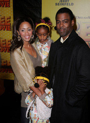 Chris Rock and Malaak Compton at event of Bee Movie (2007)