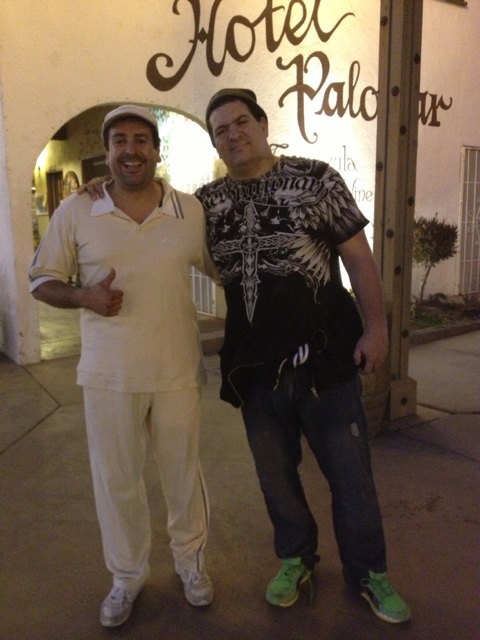 Fuad C'Amanero and Friend Rigan Machado, Jiu-Jitsu World Champion