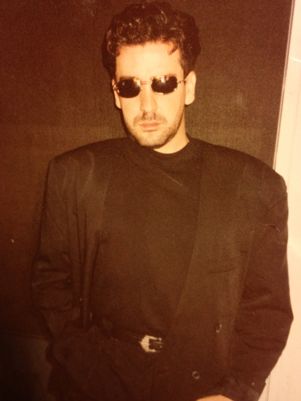Fuad C'Amanero at GQ photo shoot 1997