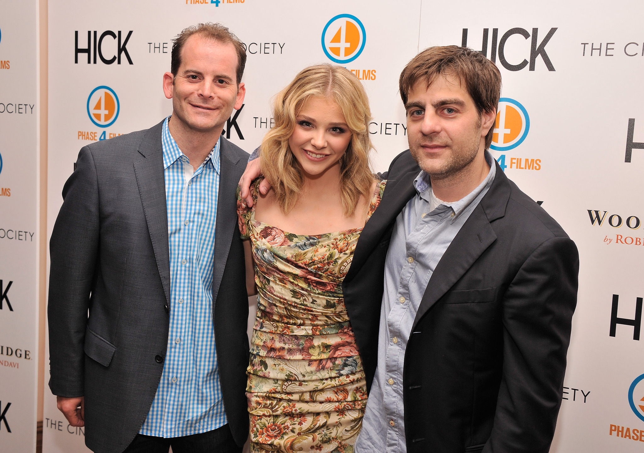 Derick Martini, Chloë Grace Moretz and Berry Meyerowitz at event of Hick (2011)