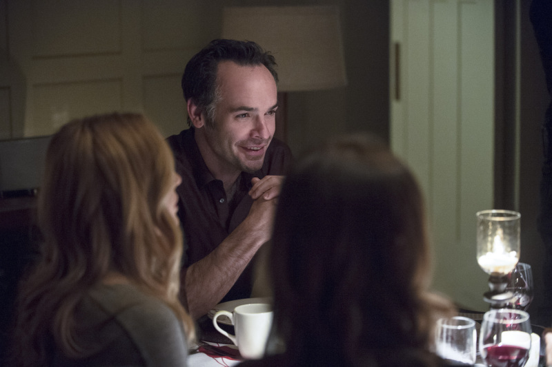 Still of Paul Blackthorne and Caity Lotz in Strele (2012)