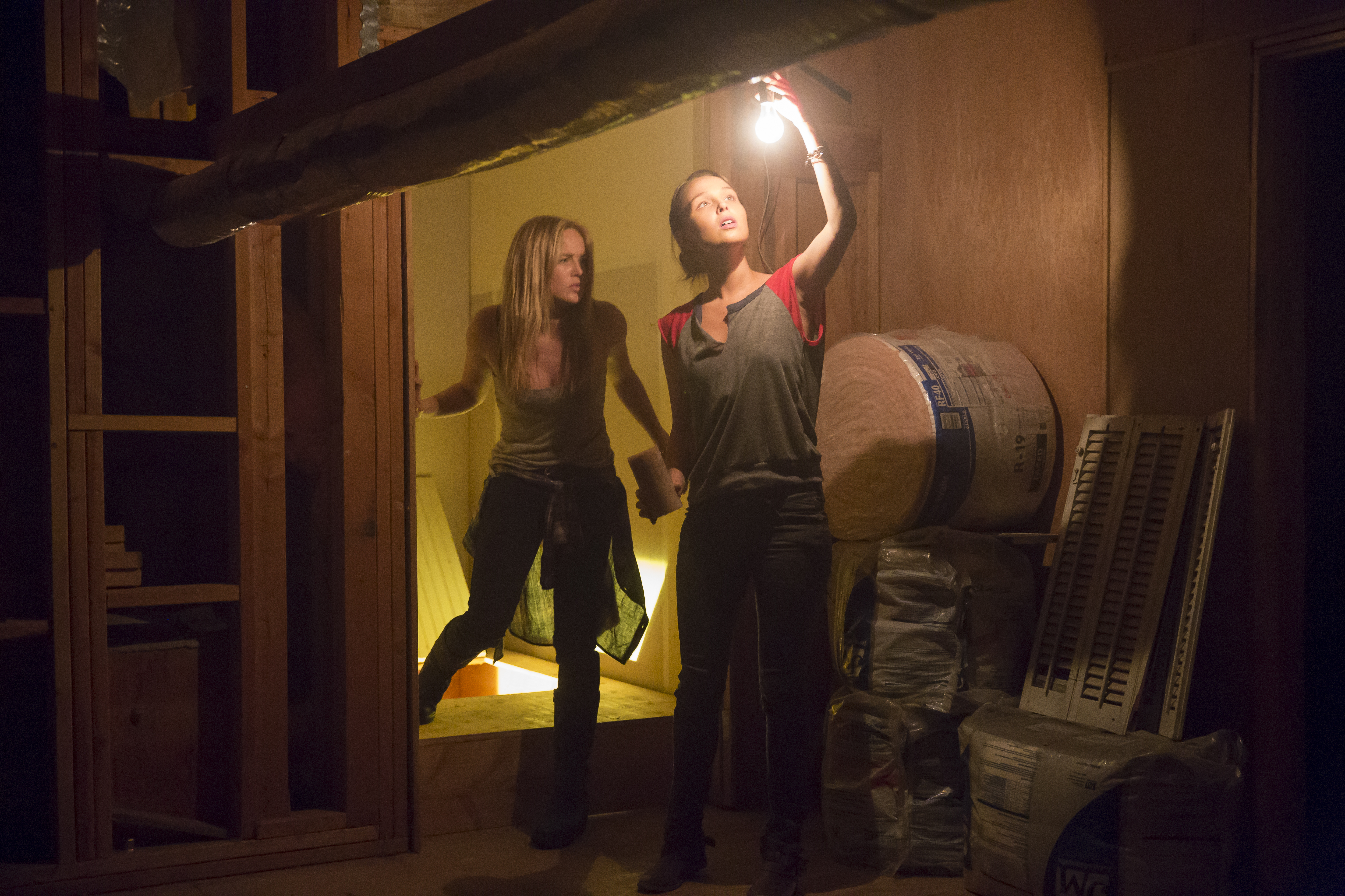 Still of Caity Lotz and Camilla Luddington in The Pact II (2014)