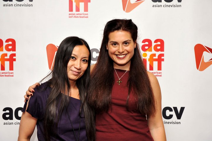with actress Alexis Iacono @ Asian American International Film Festival 2011.