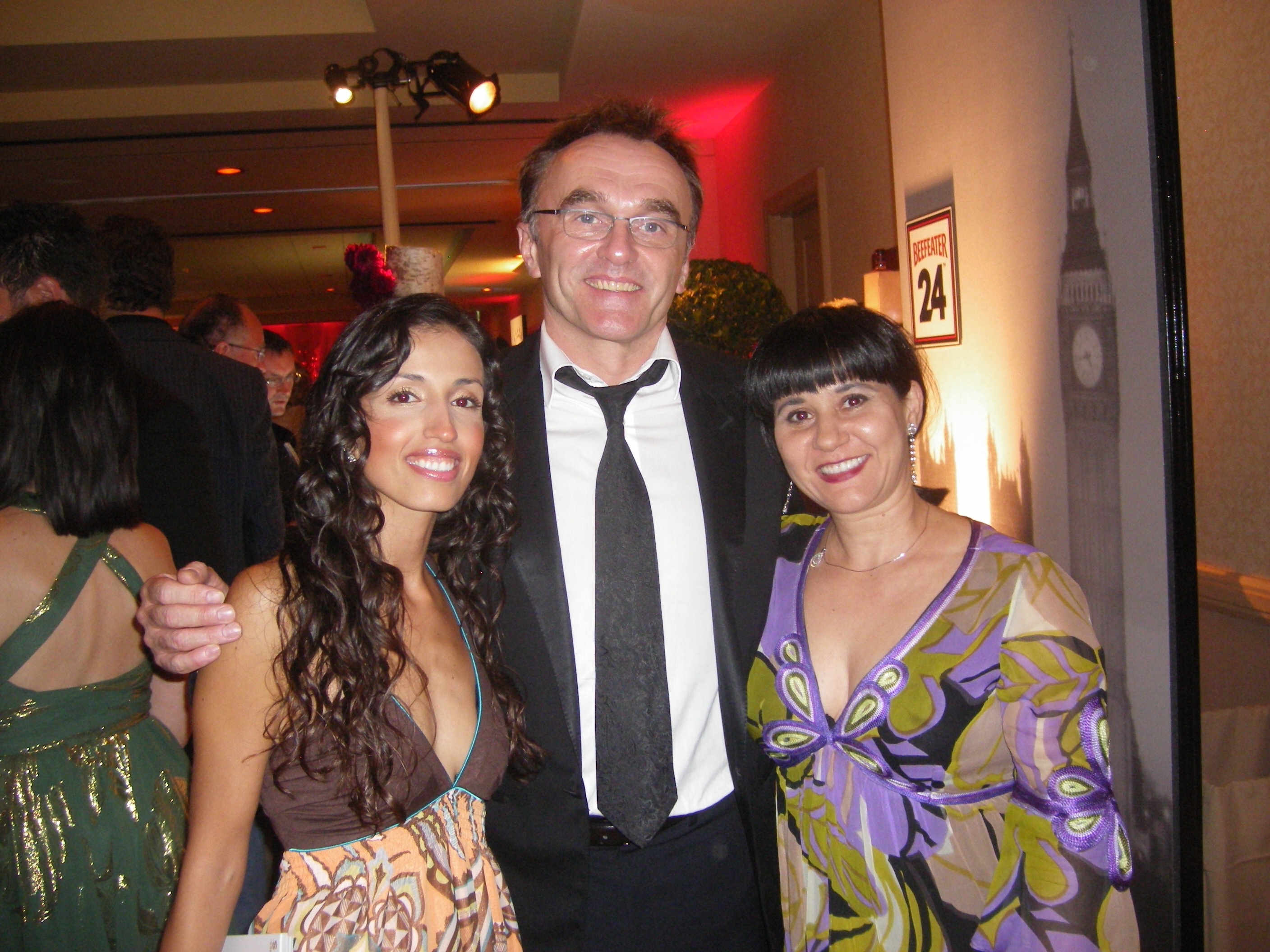 Seli Marset, Danny Boyle and Bianca Bagatourian at BAFTA LA