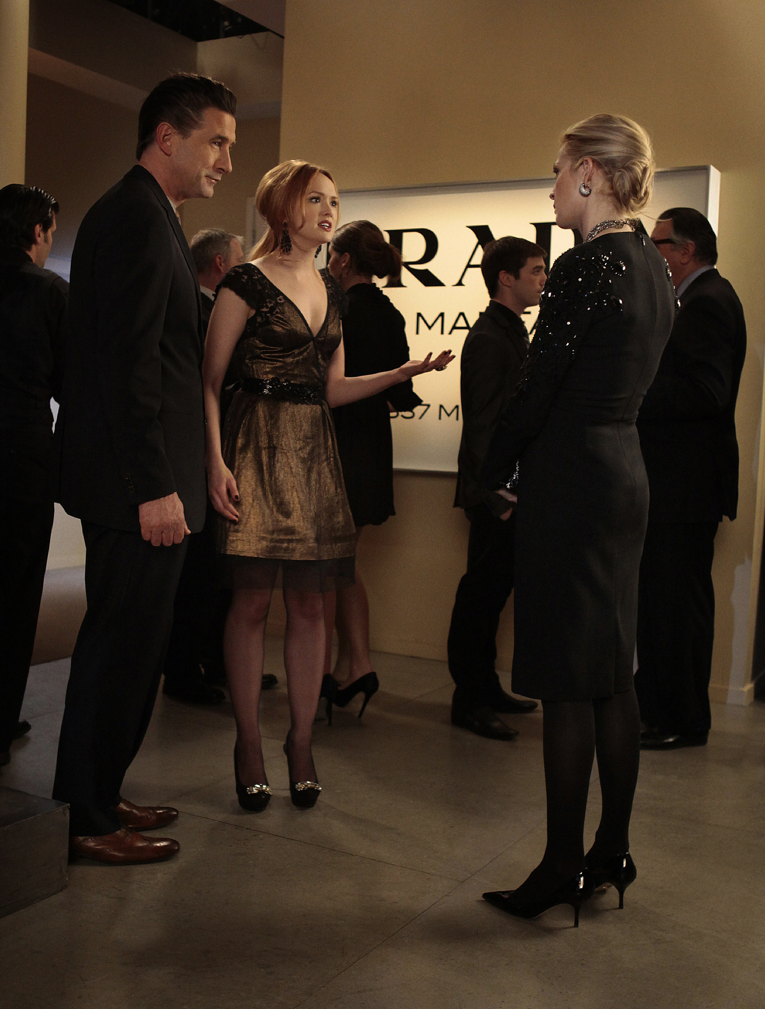 Still of William Baldwin, Kelly Rutherford and Kaylee DeFer in Liezuvautoja (2007)