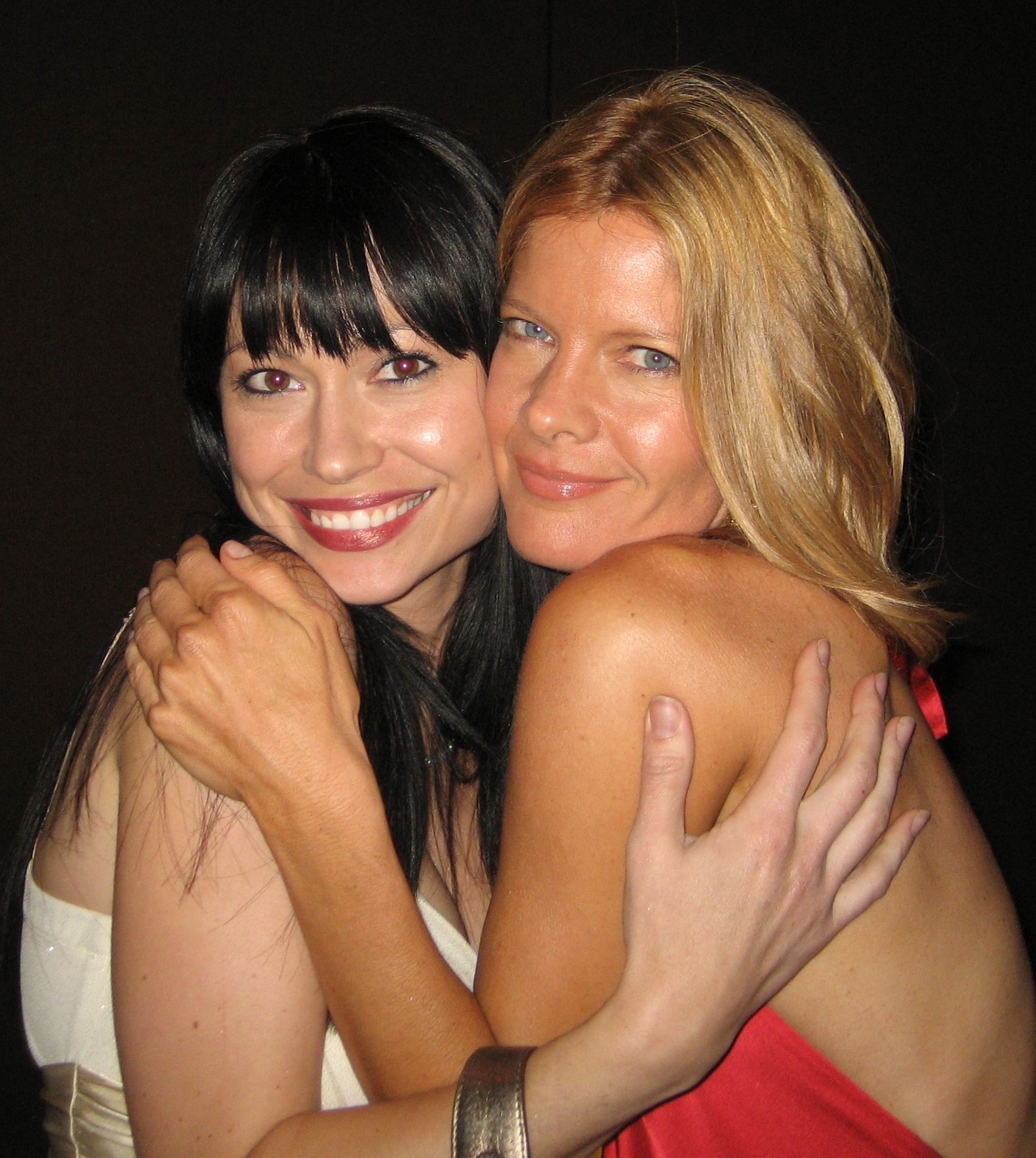 Lisa Marie Wilson and Michelle Stafford at the Daytime Emmy Awards.
