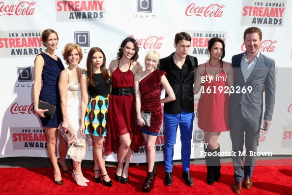 Cast of AwesomenessTV's Runaways at the 2013 Streamy Awards