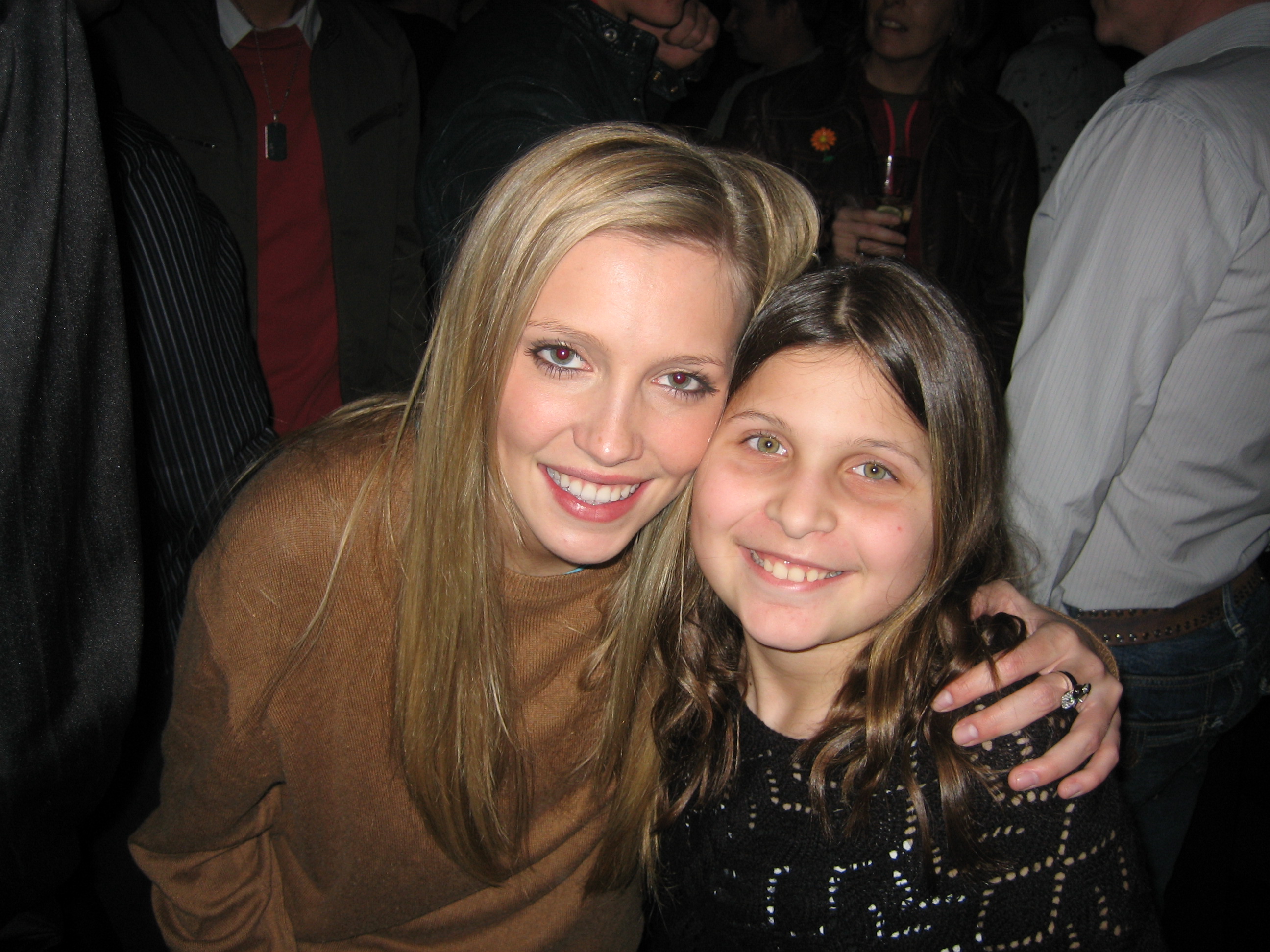 with Katie Cassidy, Black Christmas Cast Party.