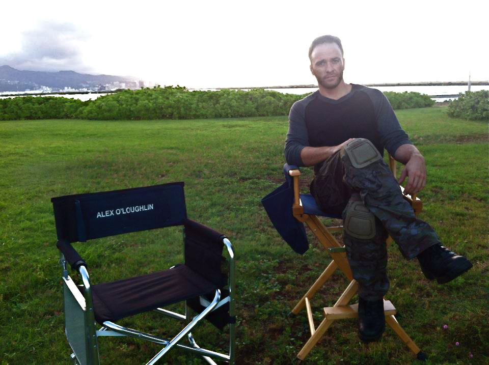 Awaiting fight scene with Alex O'Loughlin on Hawaii 5-0 as guest star. 2013
