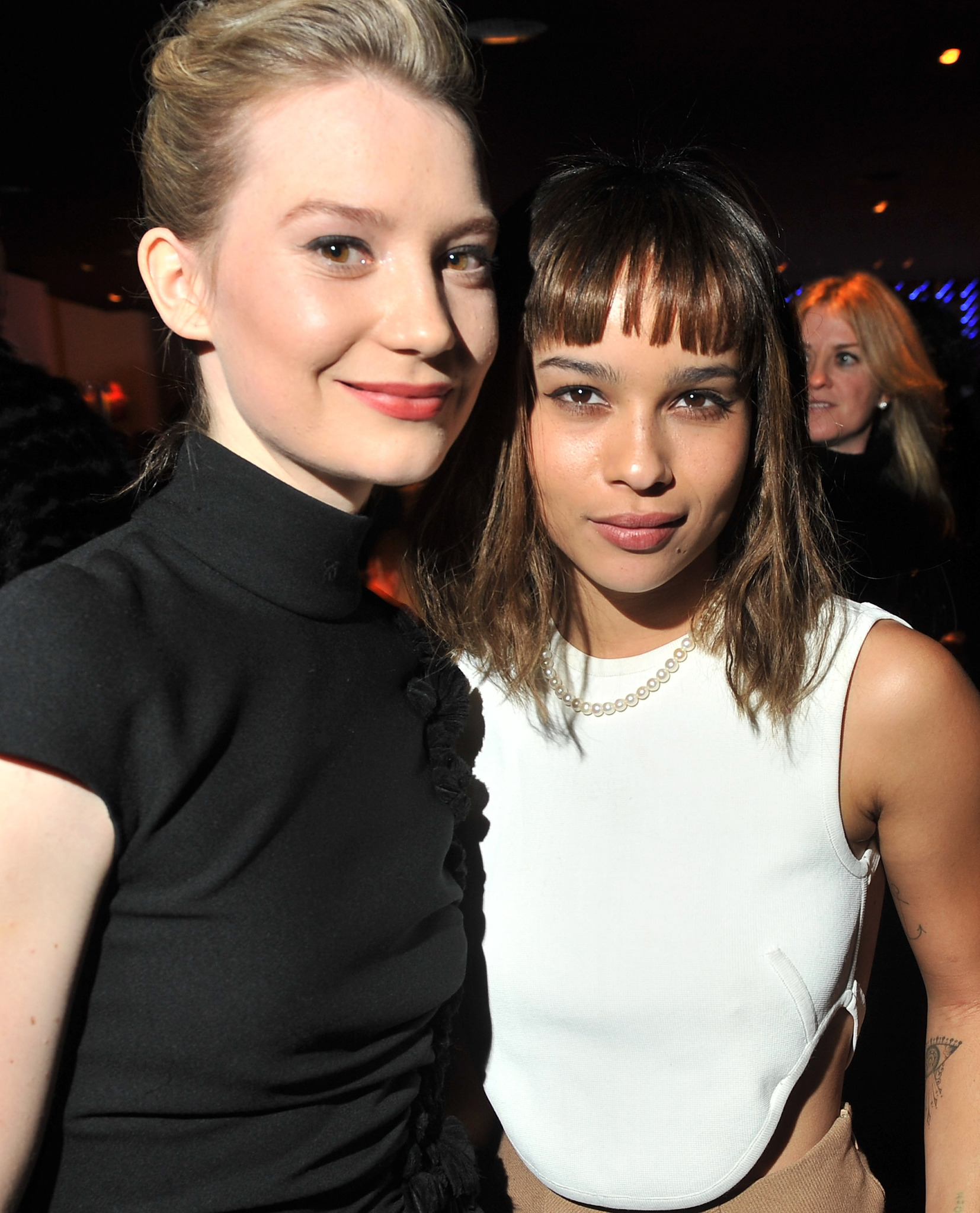 Mia Wasikowska and Zoë Kravitz at event of Albert Nobbs (2011)