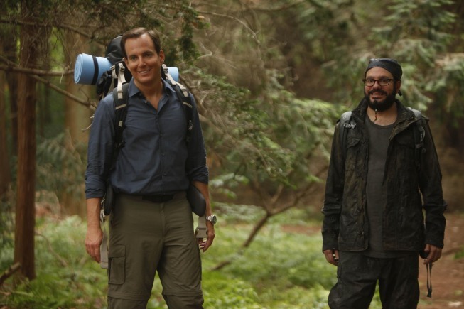 Still of Will Arnett and David Cross in Running Wilde (2010)