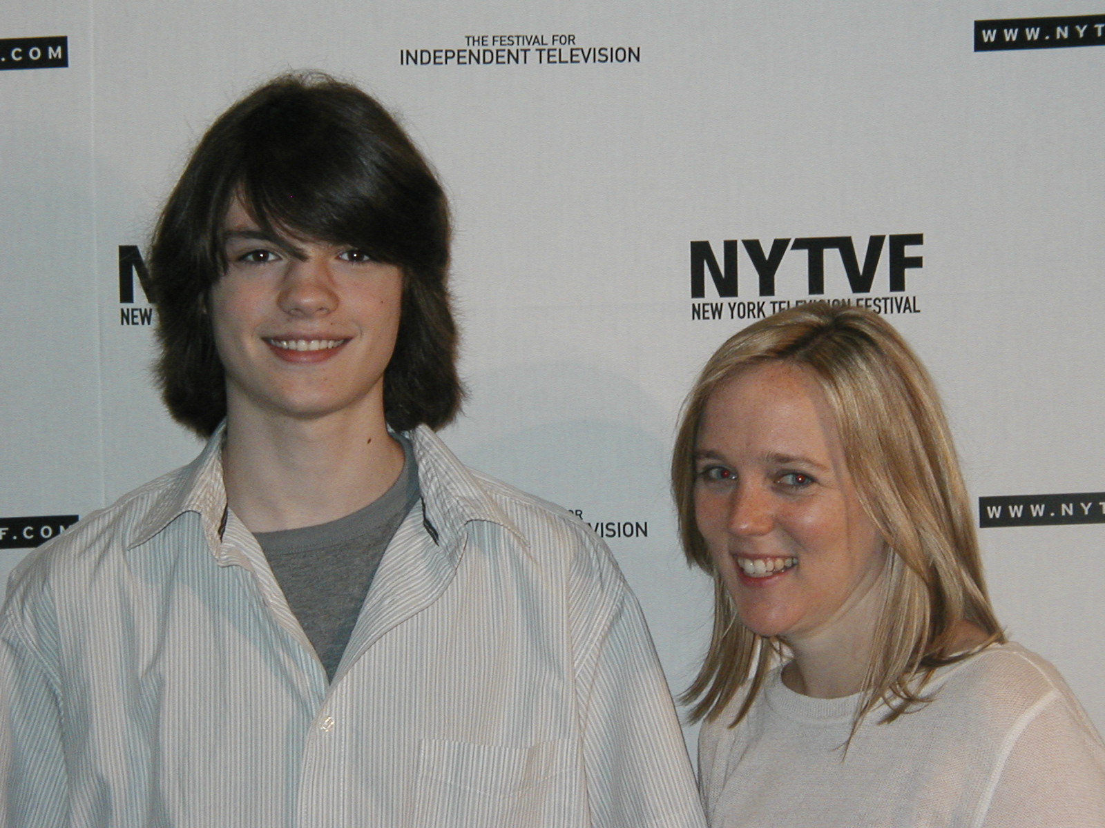 Chase Moran & Anne Jarmain, Writer/Producer of the pilot, Dear Harvard, winner of the 2007 New York Television Festival Best Drama & TV Guide Audience Choice Awards