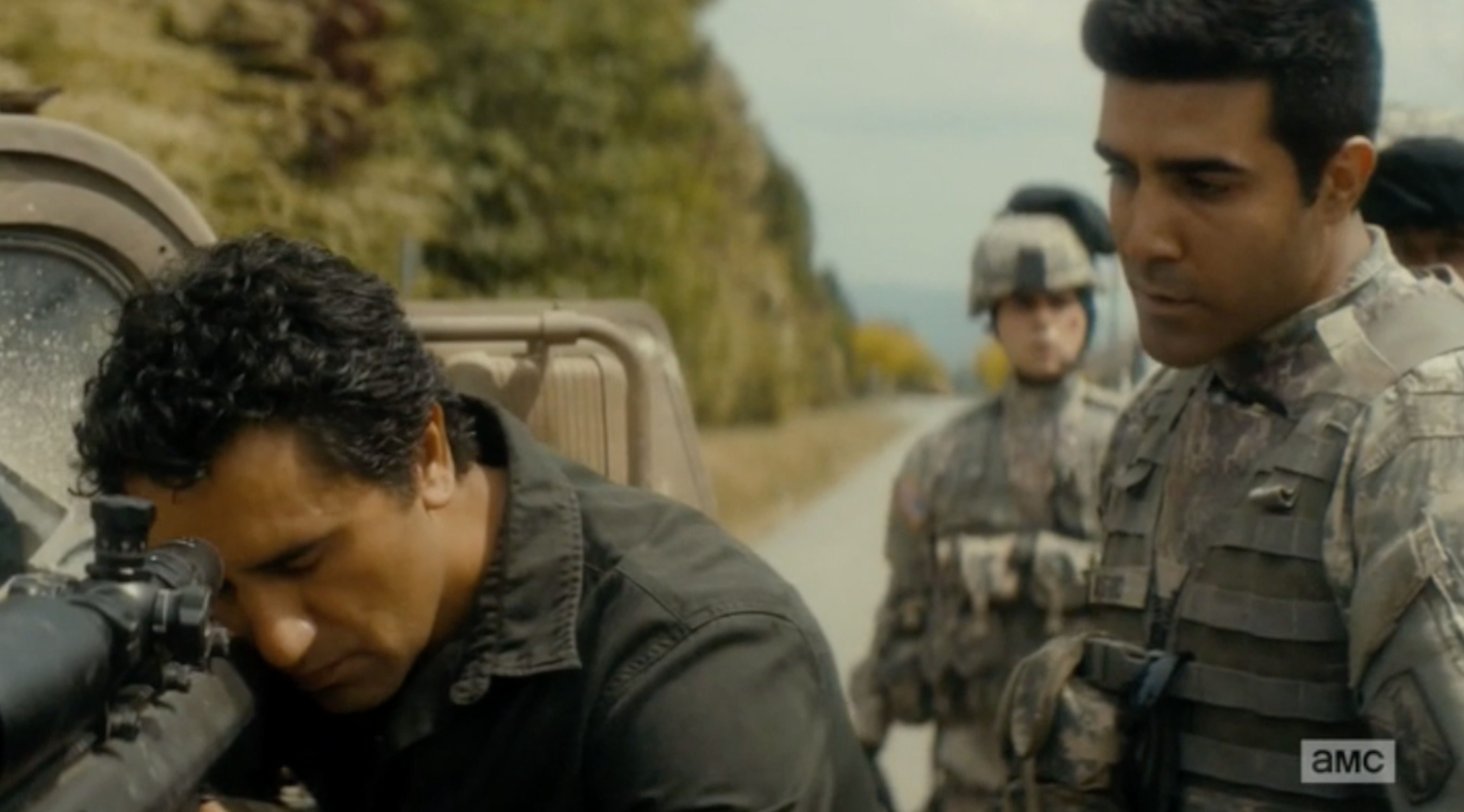 Bobby Naderi and Cliff Curtis from Fear the Walking Dead