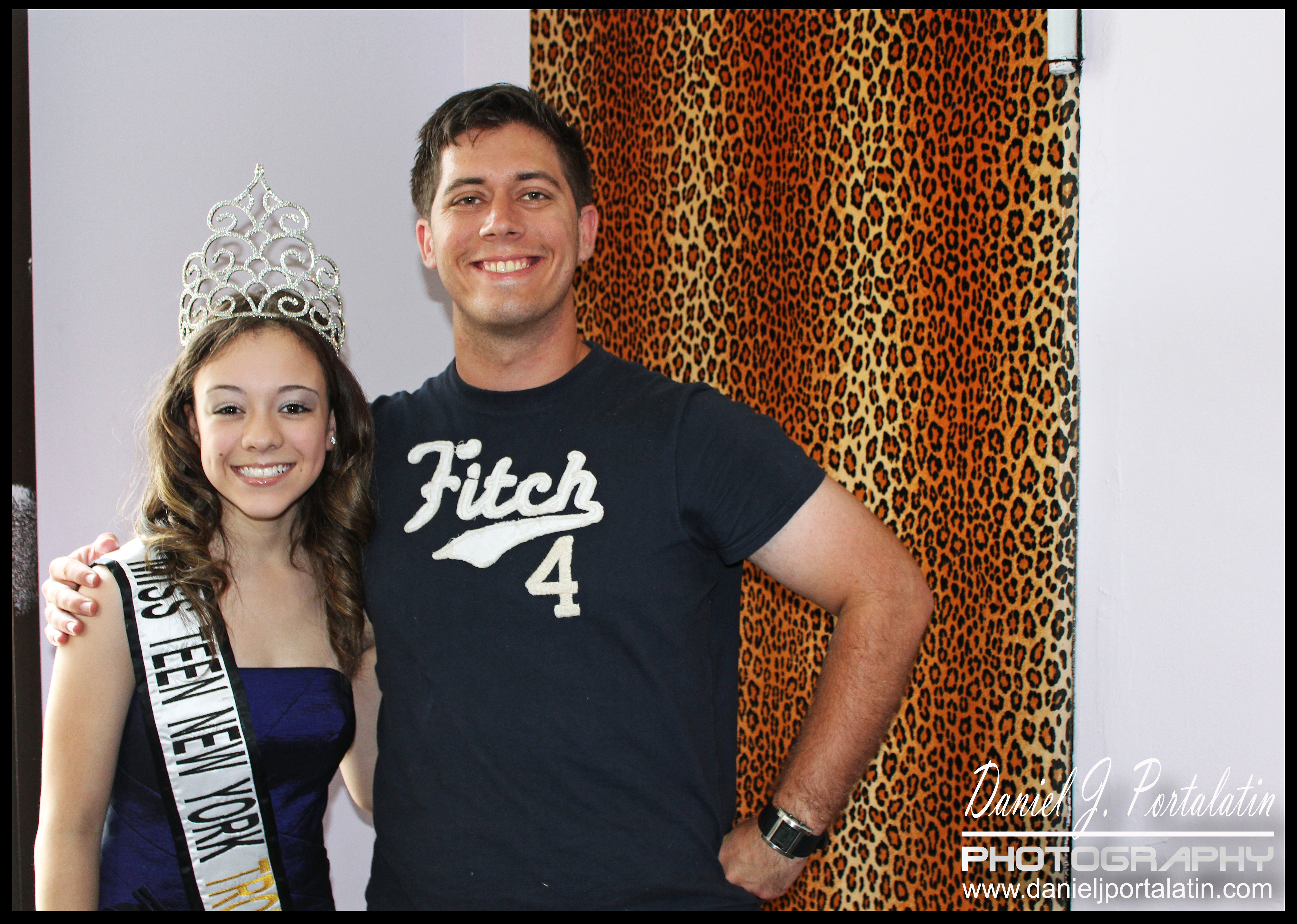 Gary Lester with Miss Teen New York City