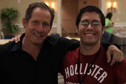 Gary Lester with Thom Mathews (Tommy in Jason Lives: Friday the 13th Part VI)