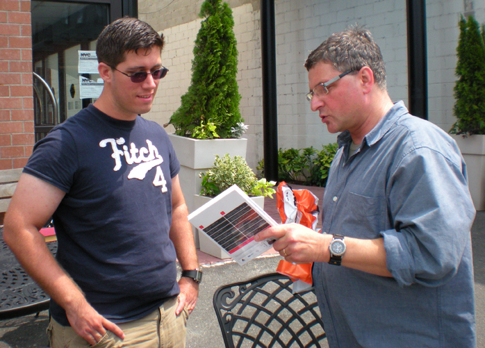 Gary Lester with Producer Feliks Pastusiak (Safe Haven: The Warsaw Zoo).