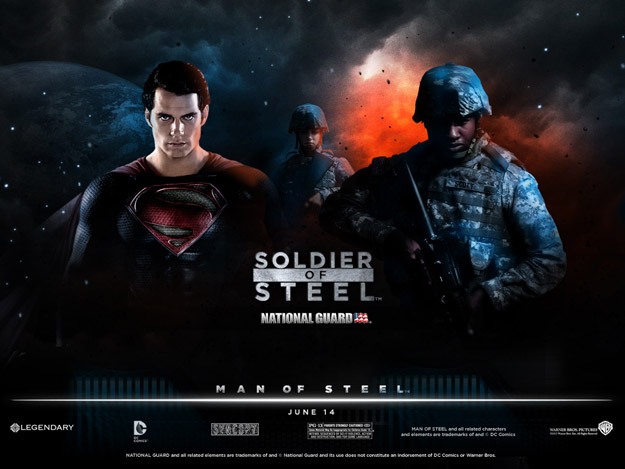 Man Of Steel 'Soldier Of Steel' Video Game.
