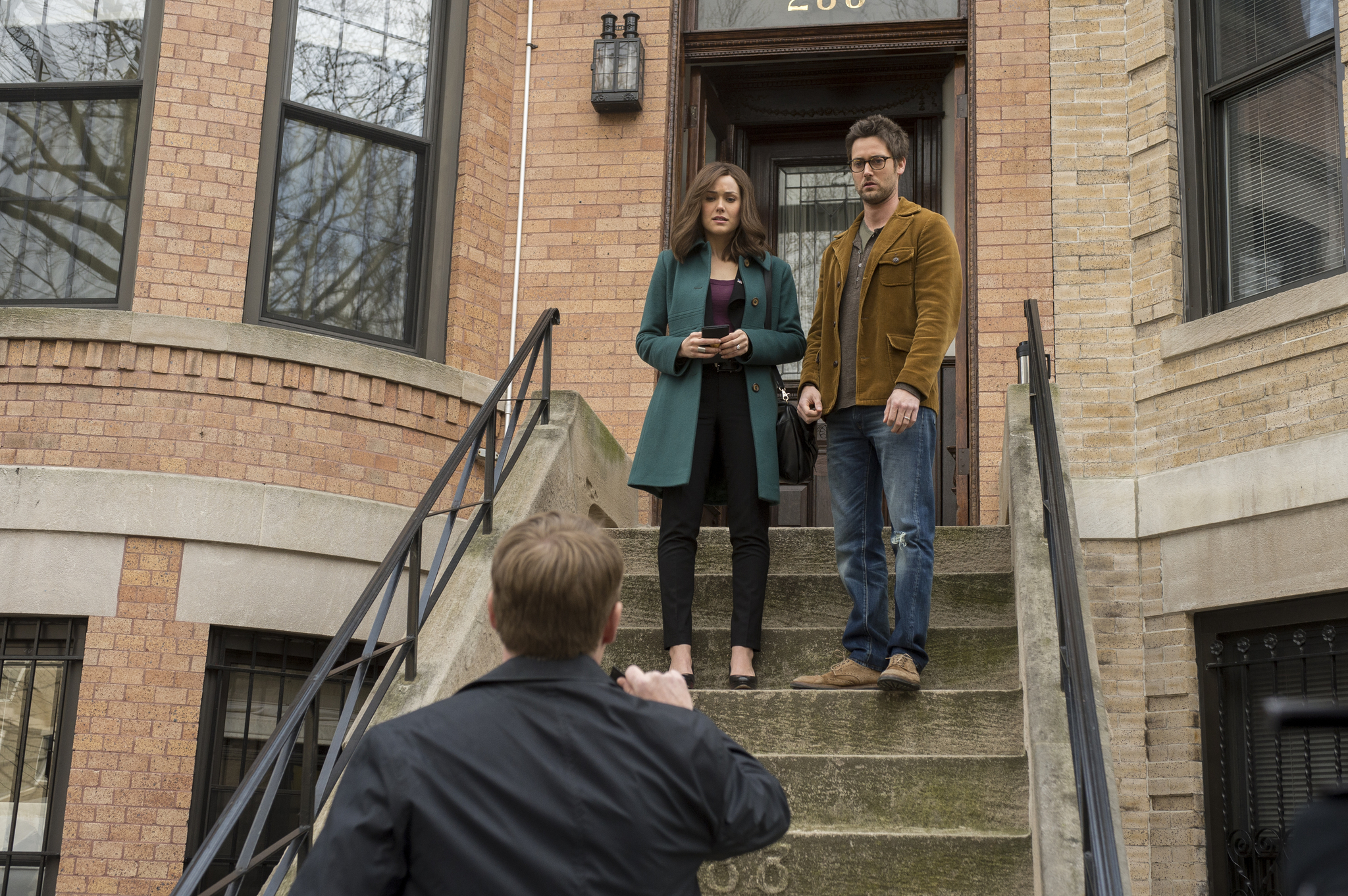 Still of Megan Boone and Ryan Eggold in The Blacklist (2013)