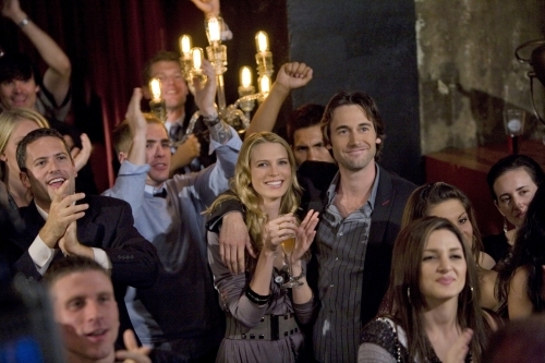 Still of Sara Foster and Ryan Eggold in 90210 (2008)