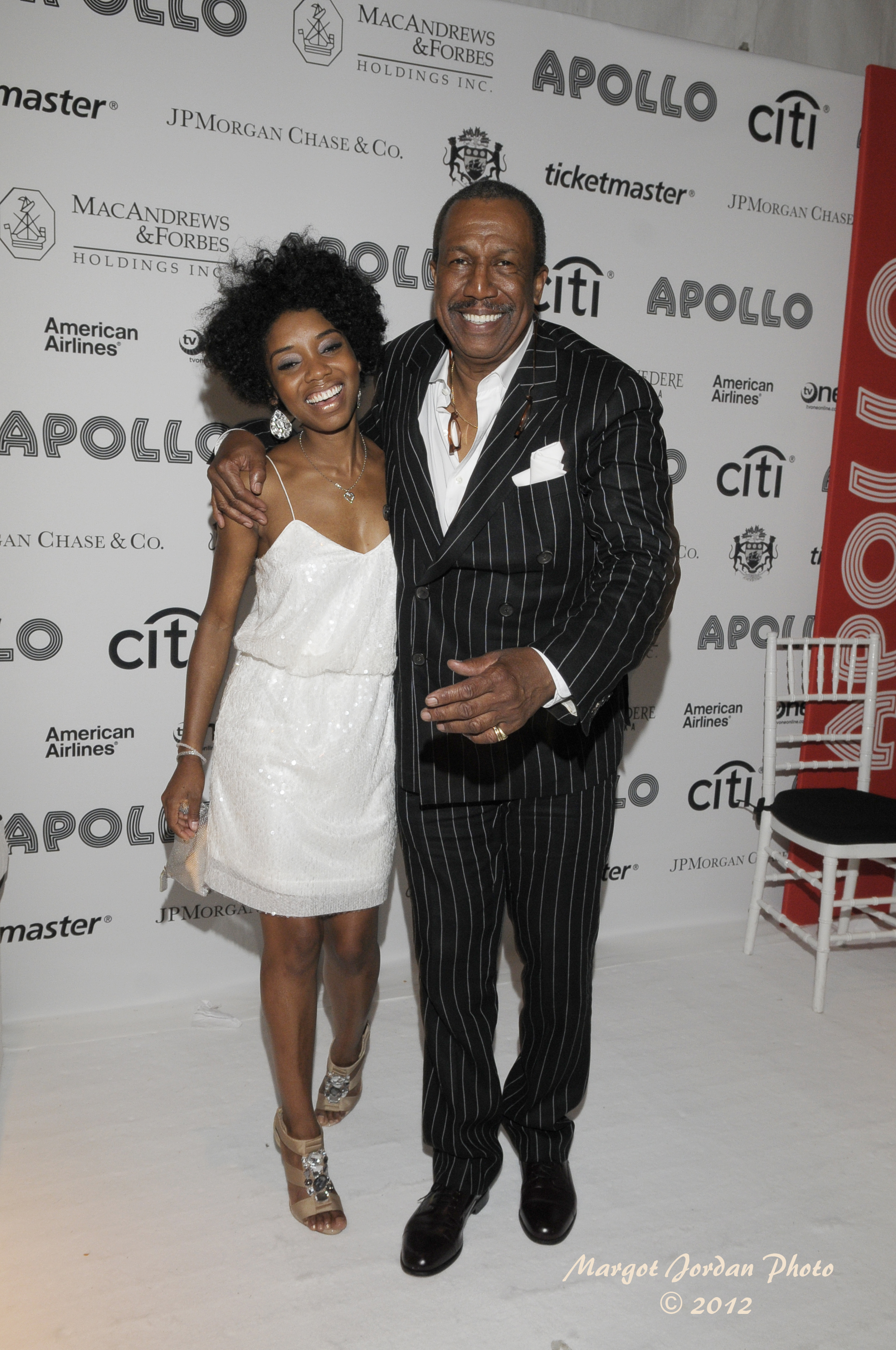 With George Faison at the Apollo Spring Gala honoring Lionel Ritchie