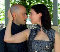 Macbeth (Kris Joseph) and Lady Macbeth (Kerry Ann Doherty) at the St Lawrence Shakespeare Festival.