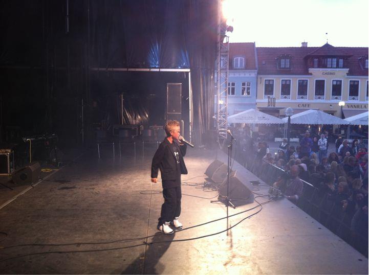 On stage, Køge Festuge 2010
