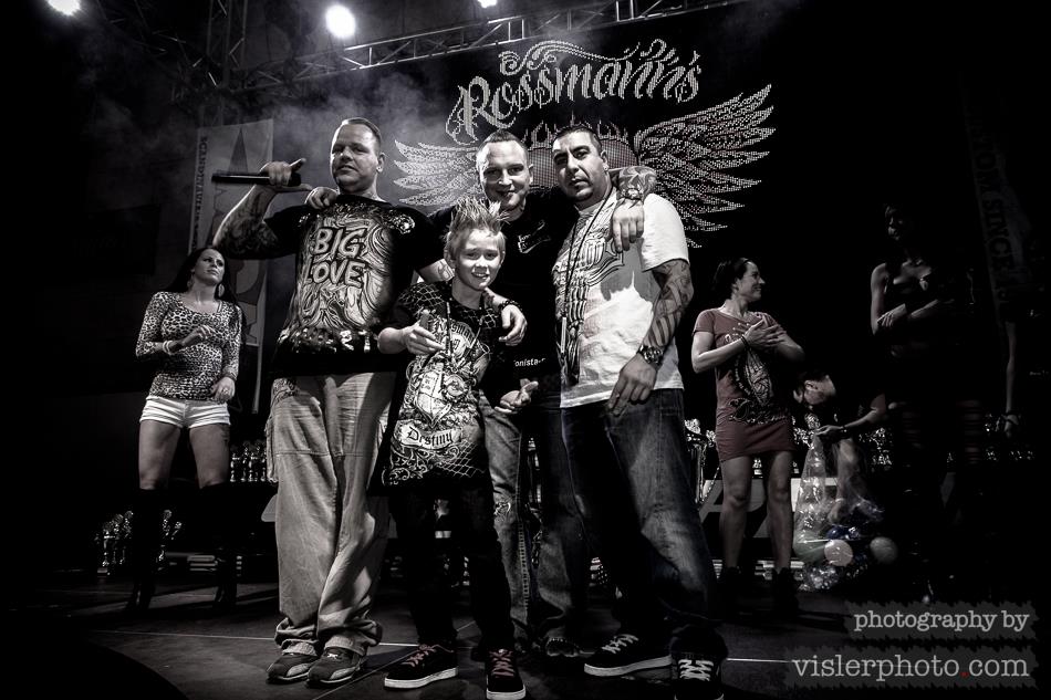 On stage with Rossmanns Destiny Bella Cph Car Show 2012