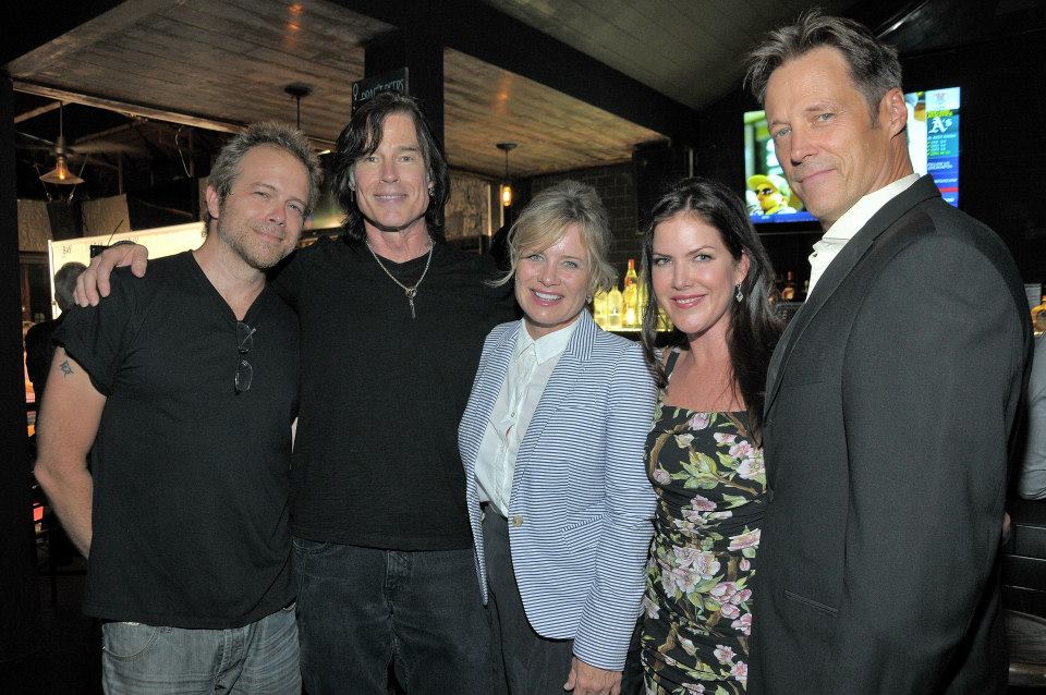 (L to R) Stars of The Bay The Series at The Bay Fan Weekend 2014 Brian Gaskill, Ronn Moss, Kira Reed Lorsch, Mary Beth Evans, and Matthew Ashford