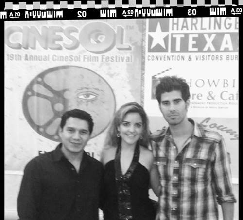 Actor Jose Rodriguez and director Rene Rhi at CineSol